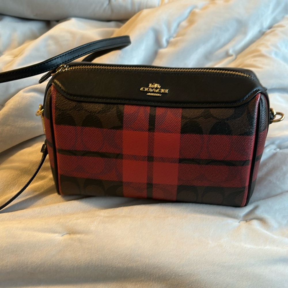 Plaid Coach Purse ❤️